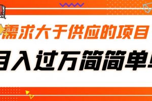 【2023.03.31】需求大于供应的项目，月入过万简简单单，免费提供一手渠道百度网盘免费下载-芽米宝库