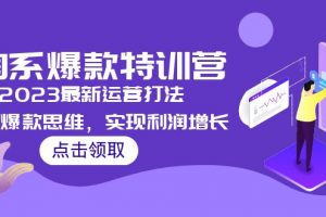 【2023.03.10】2023淘系爆款特训营，2023最新运营打法，学习爆款思维，实现利润增长百度网盘免费下载-芽米宝库