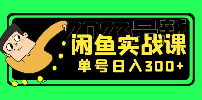图片[1]-【2023.03.09】花599买的闲鱼项目：2023最新闲鱼实战课，单号日入300+（7节课）百度网盘免费下载-芽米宝库