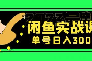 【2023.03.09】花599买的闲鱼项目：2023最新闲鱼实战课，单号日入300+（7节课）百度网盘免费下载-芽米宝库
