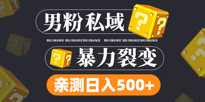 图片[1]-【2023.03.08】男粉私域项目：亲测男粉裂变日入500+（视频教程）百度网盘免费下载-芽米宝库