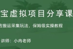 【2023.03.06】淘宝虚拟整店搬运采集玩法分享课：整店搬运采集玩法，保姆级实操教程百度网盘免费下载-芽米宝库