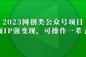 【2023.03.06】2023网创类公众号月入过万项目，强IP强变现，可操作一辈子百度网盘免费下载-芽米宝库