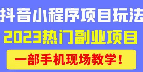 图片[1]-【2023.03.05】抖音小程序9.0新技巧，2023热门副业项目，动动手指轻松变现百度网盘免费下载-芽米宝库