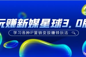 【2023.02.28】《玩赚新媒星球3.0版》学习各种IP营销变现赚钱玩法（价值498）百度网盘免费下载-芽米宝库