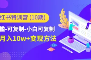 【2022.12.23】小红书特训营低门槛-可复制-小白可复制-独家月入10w+变现方法百度网盘免费下载-芽米宝库