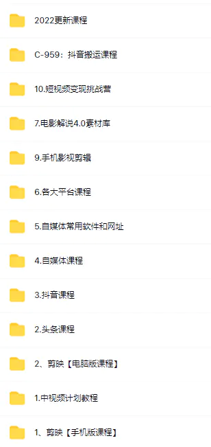 图片[2]-【2022.12.15】《2023短视频运营》最全合集：短视频潮流热浪等你加入（650G-无水印）百度网盘免费下载-芽米宝库