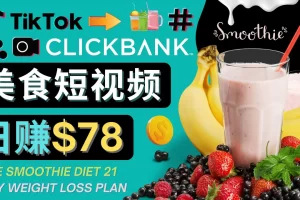 【2022.12.06】上传Tiktok美食短视频，Tiktok推广联盟，每单26美元，日赚78美元百度网盘免费下载-芽米宝库
