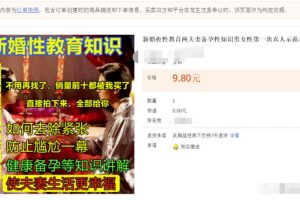 【2022.12.03】淘宝卖新婚夜攻略，每天变现500-1000！玩法分享给你，附选品+操作思路！百度网盘免费下载-芽米宝库