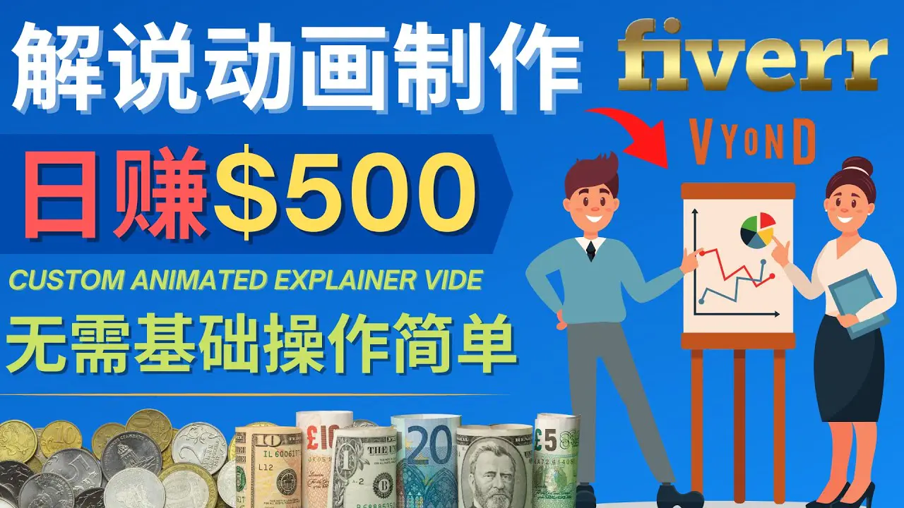 图片[1]-【2022.11.14】制作解说类动画视频（Animated Explainer）日赚500美元以上 – 0基础可操作百度网盘免费下载-芽米宝库