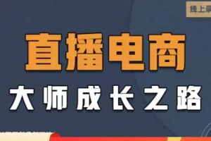 【2022.11.05】直播电商高手成长之路：教你成为直播电商大师，玩转四大板块（25节）百度网盘免费下载-芽米宝库