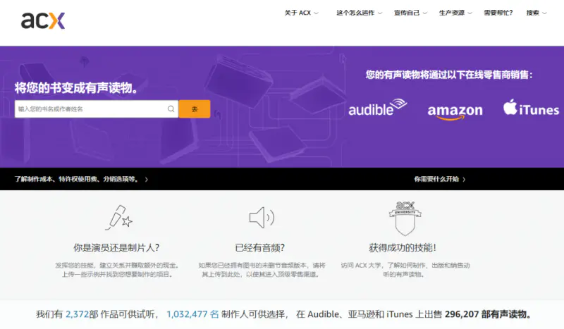 图片[1]-【2022.11.05】国外网赚项目：国外有声书项目，一小时最低250美元起百度网盘免费下载-芽米宝库