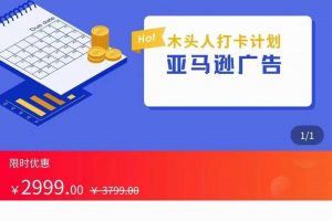 【2022.10.10】亚马逊木头人广告课，完整的亚马逊广告认知和实际可执行的广告打法百度网盘免费下载-芽米宝库