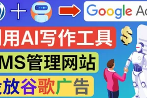 【2022.09.25】搭建一个英文WordPress网站：利用AL工具生成内容 投放Adsense广告赚钱！百度网盘免费下载-芽米宝库