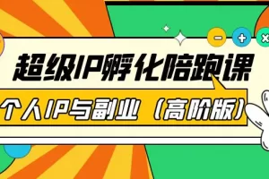 【2022.09.17】超级IP孵化陪跑课：个人IP与副业（高阶版）41节课百度网盘免费下载-芽米宝库