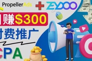 【2022.09.17】通过CPA推广平台Zeydoo日赚300美元：CPA Offer 付费推广方法！百度网盘免费下载-芽米宝库