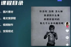 【2022.09.14】拆解抖音毒文案号，一天变现2000的项目（抖音文案号怎么赚钱的）百度网盘免费下载-芽米宝库