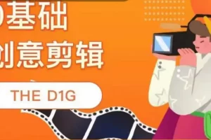 【2022.09.12】THE D1G零基础创意剪辑课，第一馆创意剪辑实操课-49节完整版百度网盘免费下载-芽米宝库