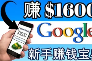 【2022.09.01】零成本通过Google复制粘贴来简单赚取收益，几分钟赚1600美元百度网盘免费下载-芽米宝库