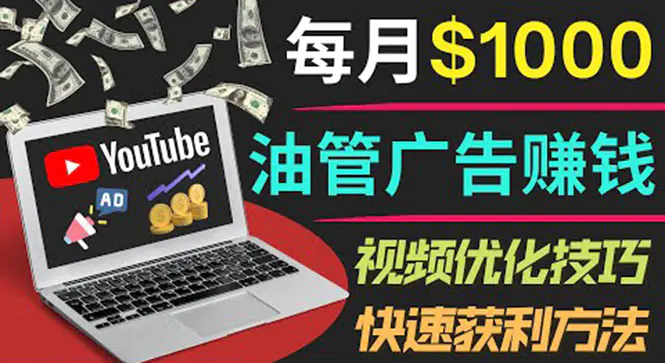 图片[1]-【2022.08.31】YouTube广告赚钱项目：只需发布视频就有收入，月入7000+副业百度网盘免费下载-芽米宝库