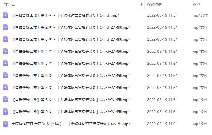 图片[7]-【2022.08.20】2022全媒体运营师：起薪高，待遇好，紧跟时代风口（全套视频课程+配套课件)百度网盘免费下载-芽米宝库