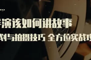 【2022.08.18】导演该如何讲故事：策划与拍摄技巧 全方位实战攻略（8节课 原价799）百度网盘免费下载-芽米宝库