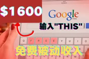 【2022.08.18】利用谷歌搜索特殊关键字赚钱项目，简单操作即可轻松赚1600+美元百度网盘免费下载-芽米宝库
