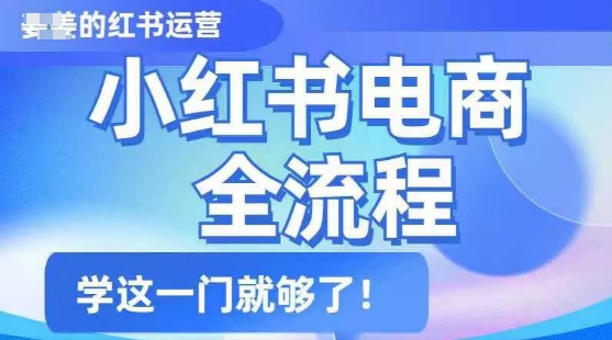 【2025.03.01】小红书电商全流程，精简易懂，从入门到精通，学这一门就够了百度网盘免费下载-芽米宝库