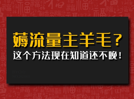 【2025.03.06】偷偷用AI薅流量主羊毛?这个方法现在知道还不晚!百度网盘免费下载-芽米宝库