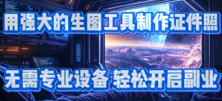【2025.04.14】用强大的生图工具制作证件照，无需专业设备，轻松开启副业百度网盘免费下载-芽米宝库