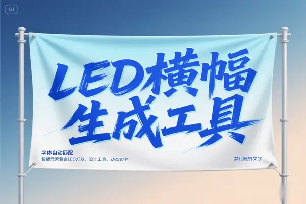 【2025.04.23】免费在线LED横幅生成工具：快速个性化设计活动横幅百度网盘免费下载-芽米宝库
