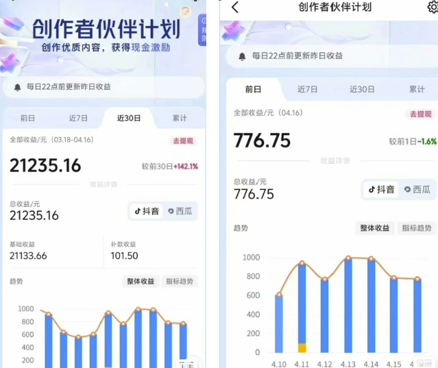 图片[2]-【2025.04.28】抖音海洋动物赛道新玩法，撸创作者伙伴计划，日入大几张，保姆级教程百度网盘免费下载-芽米宝库