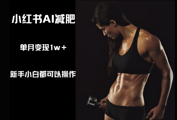 图片[1]-【2025.05.11】小红书AI减肥，新手小白都可以操作，单月变现1w+百度网盘免费下载-芽米宝库
