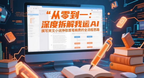 【2025.05.15】从零到一：深度拆解我运用AI撰写爽文小说挣取首笔稿费的全流程思路百度网盘免费下载-芽米宝库