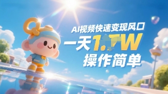 图片[1]-【2025.05.16】Ai视频变现风口，一天收入多张，收入无上限，操作简单百度网盘免费下载-芽米宝库