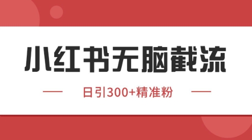图片[1]-【2025.05.18】小红书只要你有同行就能获客，独家野路子获客玩法，暴力截流百度网盘免费下载-芽米宝库