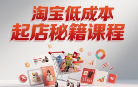 图片[1]-【2025.05.22】淘宝低成本起店系统课，助你快速起店，实现弯道超车百度网盘免费下载-芽米宝库