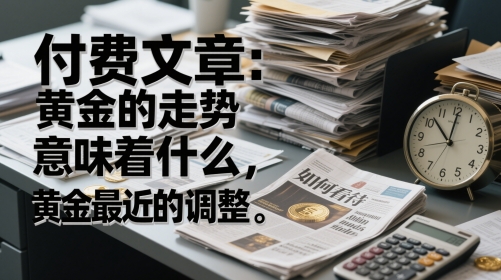 图片[1]-【2025.05.23】付费文章：黄金的走势意味着什么，如何看待黄金最近的调整百度网盘免费下载-芽米宝库