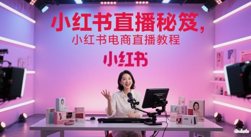 图片[1]-【2025.05.26】小红书直播秘笈，小红书电商直播教程百度网盘免费下载-芽米宝库