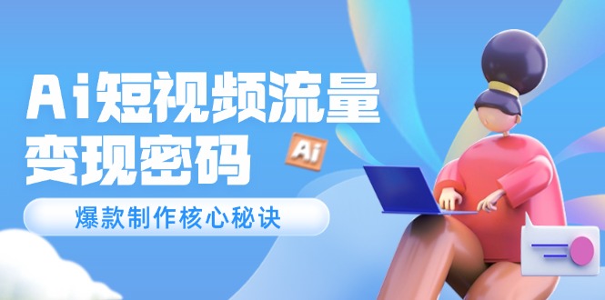 【2025.05.26】AI短视频流量密码，爆款制作核心秘诀，120万案例深度解析百度网盘免费下载-芽米宝库