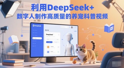 图片[1]-【2025.06.03】利用DeepSeek+数字人制作高质量的养宠科普视频百度网盘免费下载-芽米宝库
