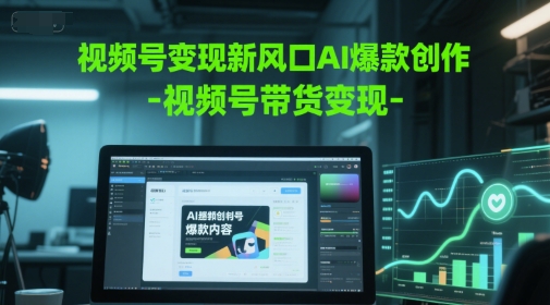 图片[1]-【2025.06.09】视频号变现新风口AI爆款创作-视频号带货变现百度网盘免费下载-芽米宝库