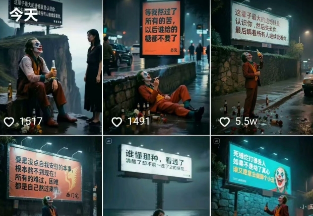 图片[2]-【2025.06.09】一条视频竟然15W赞！用AI制作小丑自嘲扎心文案视频，当下非常火爆的短视频流量神器百度网盘免费下载-芽米宝库