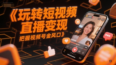 【2025.06.15】玩转短视频直播变现，把握视频号金风口百度网盘免费下载-芽米宝库