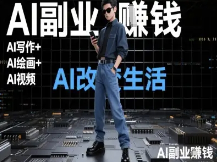 图片[1]-【2025.06.16】AI改变生活（Ai写作+AI绘画+Ai视频），AI副业挣钱百度网盘免费下载-芽米宝库