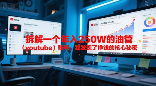 图片[1]-【2025.06.18】付费文章：拆解一个年入250W的油管（youtube）账号，我发现了挣钱的核心秘密百度网盘免费下载-芽米宝库