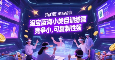 图片[1]-【2025.06.22】淘宝蓝海小类目训练营， 竞争小，可复制性强百度网盘免费下载-芽米宝库