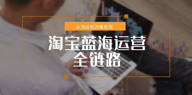 【2025.06.21】淘宝蓝海运营全链路，从选品到流量变现，小类目突围完整方案百度网盘免费下载-芽米宝库
