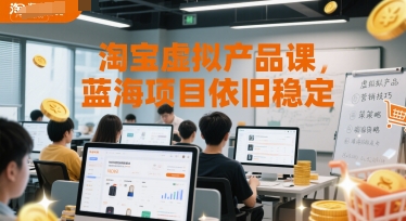 【2025.06.23】淘宝虚拟产品课，蓝海项目依旧稳定百度网盘免费下载-芽米宝库