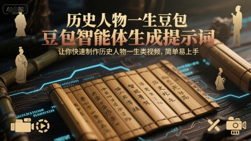 图片[1]-【2025.06.25】历史人物一生豆包智能体生成提示词，让你快速制作历史人物一生类视频，简单易上手百度网盘免费下载-芽米宝库
